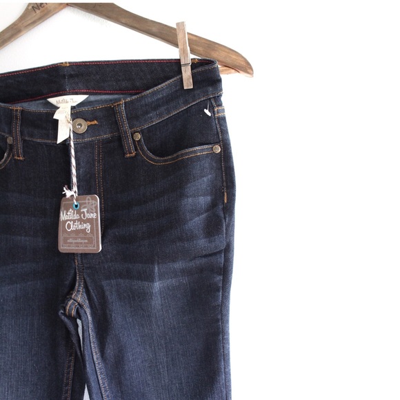 Matilda Jane NWT Dark Wash Skinny 4 27 - Picture 6 of 10